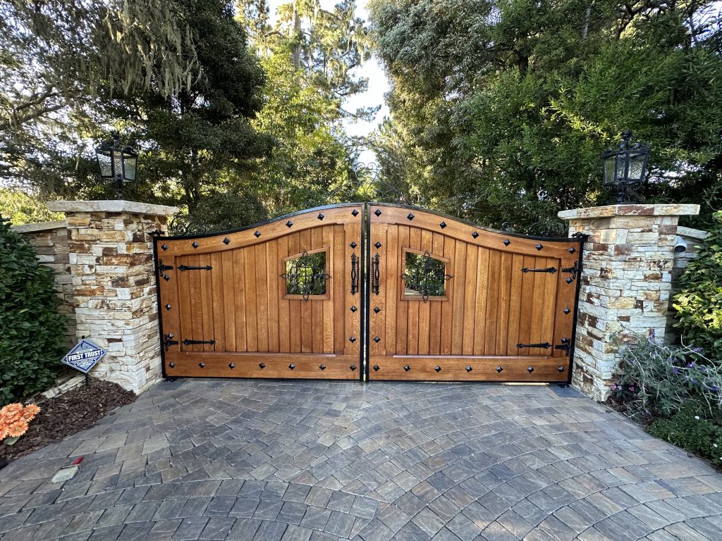 wood gate